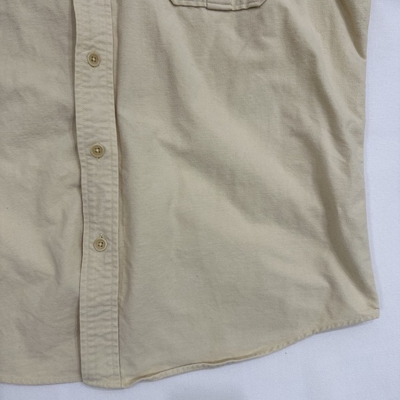 Vintage Ralph Lauren Polo Jeans Company U.S. WILDLIFE PRESERVE Tan Shirt US XL - Picture 7 of 16